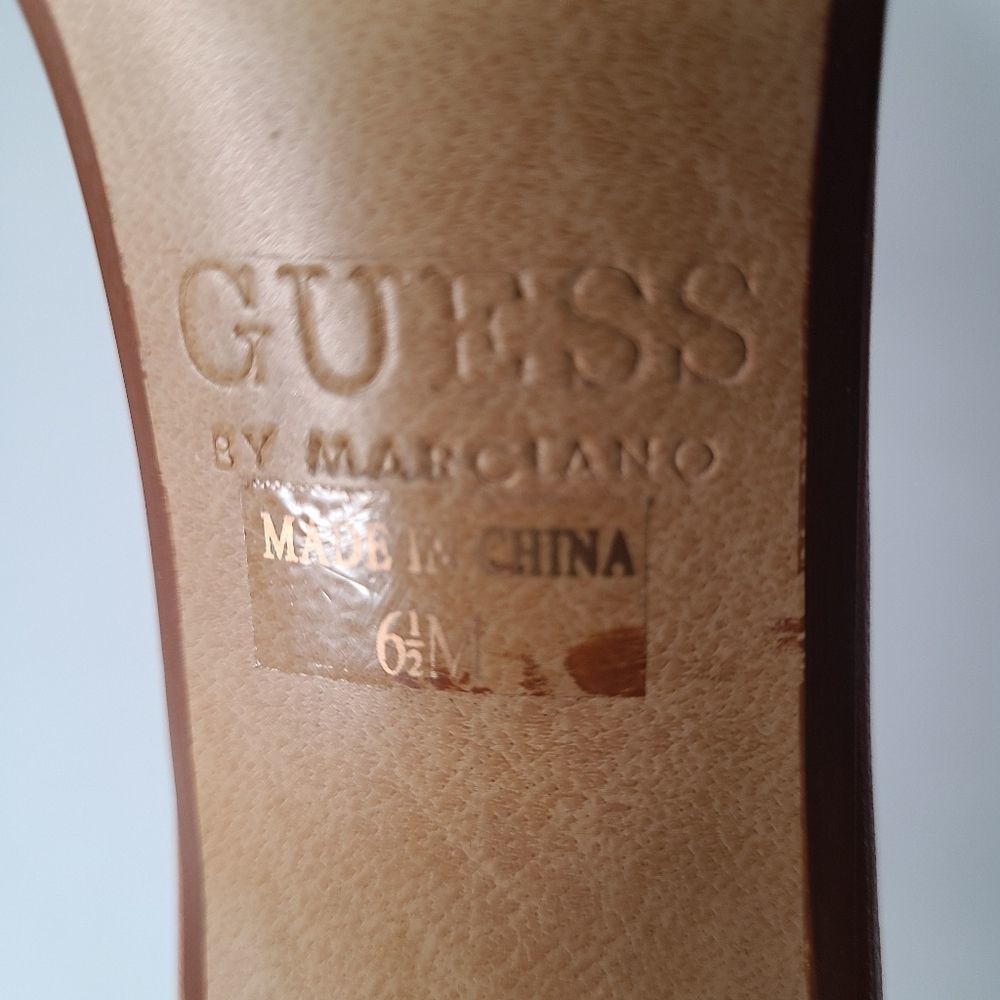 Guess by Marciano Brown Floral Slide Sandals - Picture 7 of 9